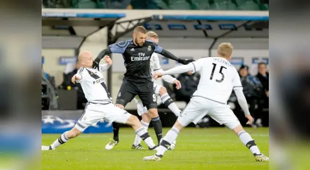 benzema marcó el segundo gol y parecía que se venía la goleada benzema marcó el segundo gol y parecía que se venía la goleada