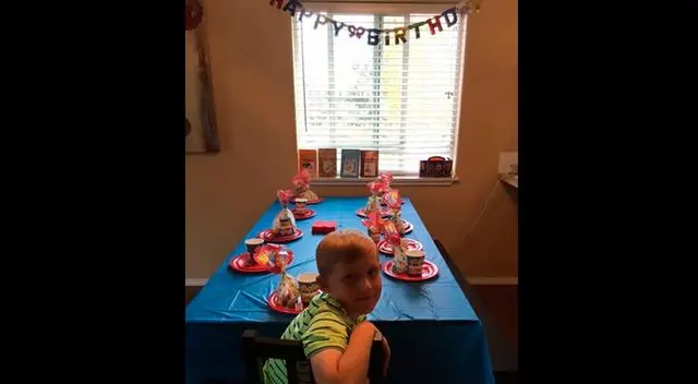 Madre publicó un post para expresar desilusión porque nadie fue a la fiesta de su hijo