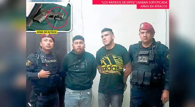 arma cuenta con un dispositvo láser para mayor precisión a la hora de disparar, lo que incrementaba la peligrosidad de los delincuentes