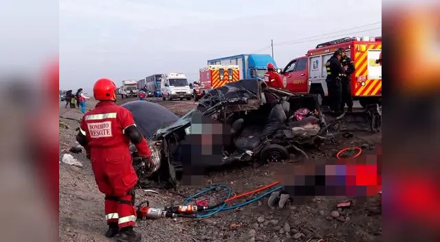 Tragedia al amanecer en Panamericana Norte
