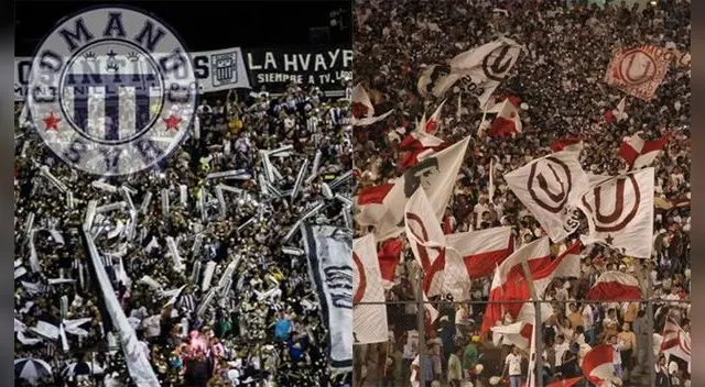 Las barras de Alianza y Universitario juegan su clásico