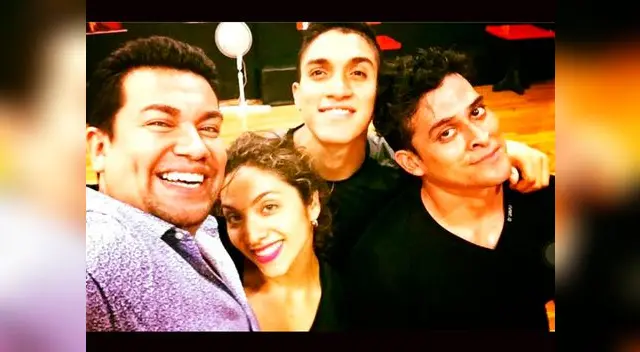 Cuando Kervin y Christian eran amigos. Junto a ellos aparece Isabel