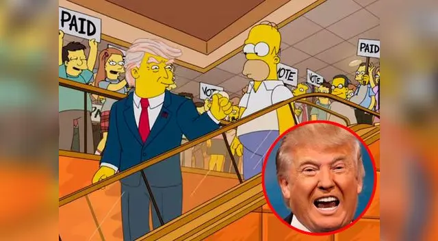 Homero se luce junto al presidente de los Estados Unidos 