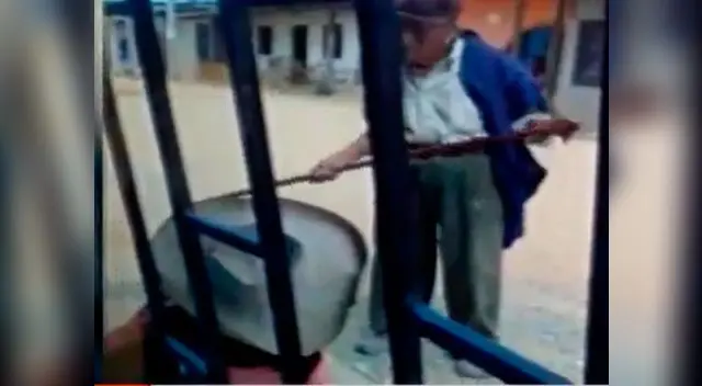 Sujeto de 95 años golpea a su esposa Sujeto de 95 años golpea a su esposa