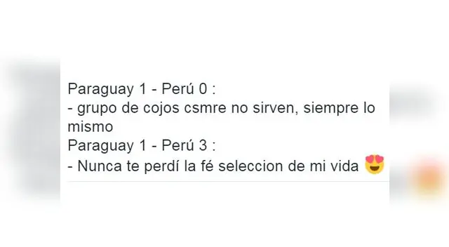 Más memes del triunfo de Perú