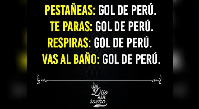 Meme del gol de Perú