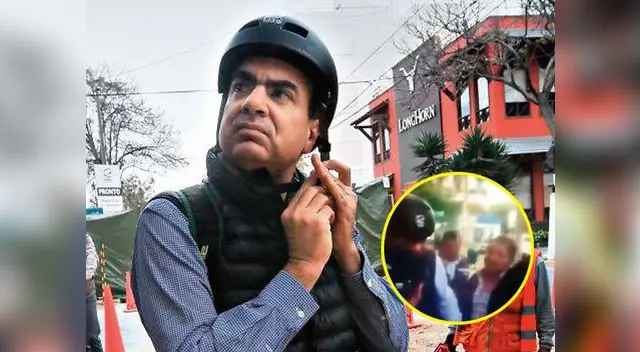 Alcalde Manuel Velarde es insultado por un grupo de cambistas