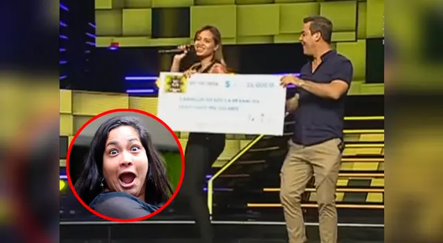 Adolfo Aguilar no dudó en entregarle el premio por adelantado 