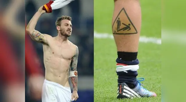 Estos son los tatuajes del italiano De Rossi