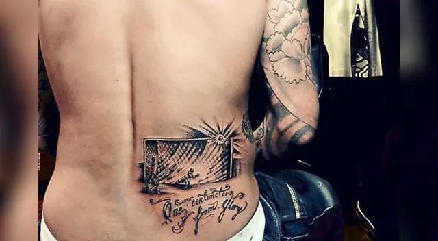 El chileno Pinilla y el tatuaje más insólito del mundo