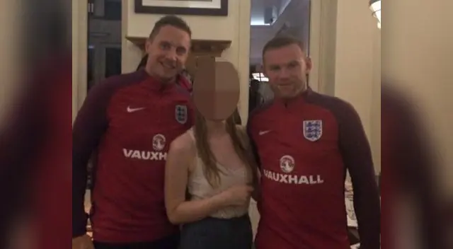 Rooney con el uniforme de la selección Rooney con el uniforme de la selección