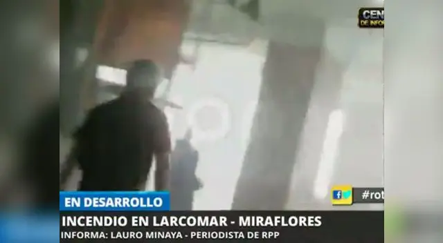 Así fueron las primas imágenes del incendio. Así fueron las primas imágenes del incendio.