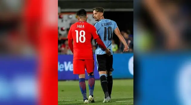 El chileno toca al uruguayo El chileno toca al uruguayo