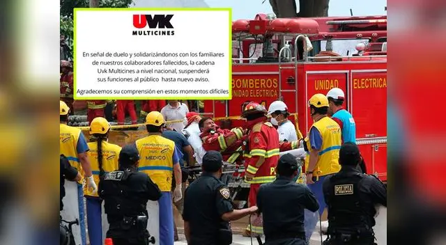 La empresa no fue ajena a la tragedia 