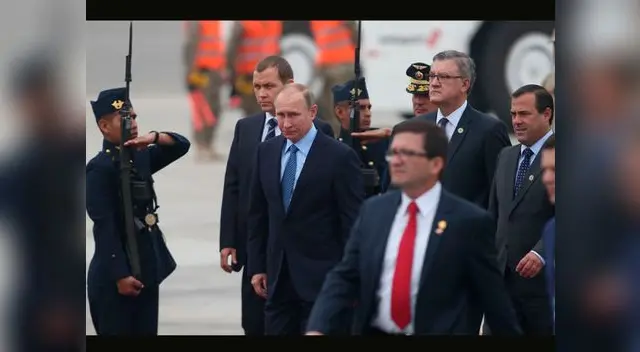 Vladimir Putin arribó al Perú para participar en cumbre Vladimir Putin arribó al Perú para participar en cumbre