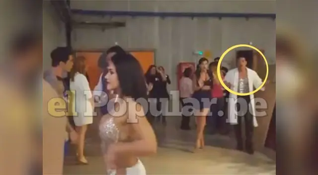 Así reaccionó Christian Domínguez al ver a Vania Bludau