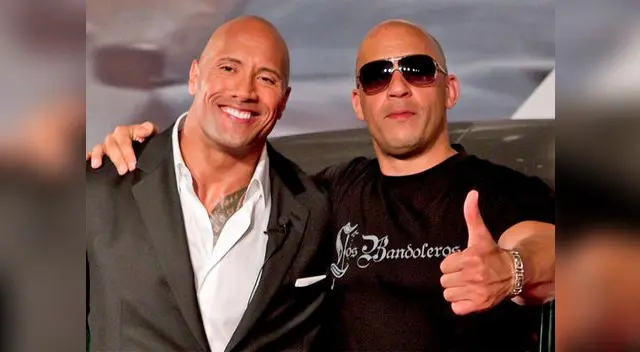 Cuando todo era felicidad entre ambos, luego "La Roca" acusó a su colega por no ser profesional