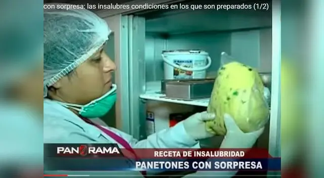 Hallan masa de panetones en malas condiciones durante operativo en panaderías en Lima