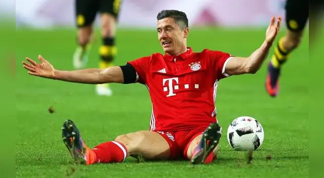 Robert Lewandowski no tuvo un buen partido