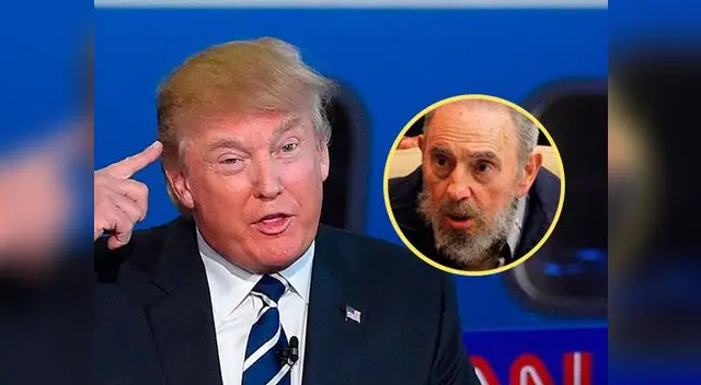 Donald Trump criticó con dureza a Fidel Castro Donald Trump criticó con dureza a Fidel Castro