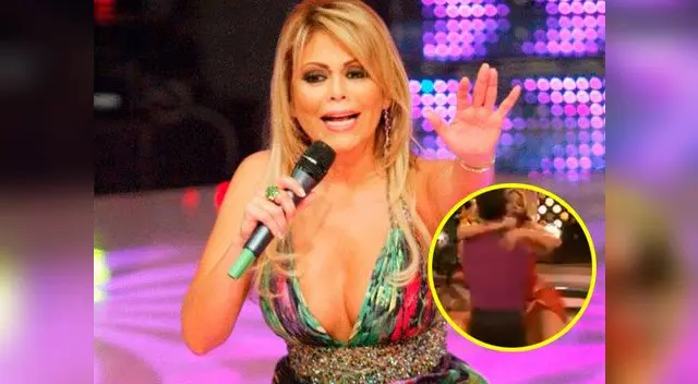 Gisela Valcárcel mostró más de la cuenta