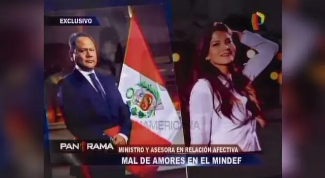 Ministro de Defensa y su asesora