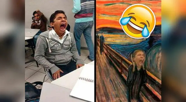 Joven bostezó de esta manera y recibió épica troleada 