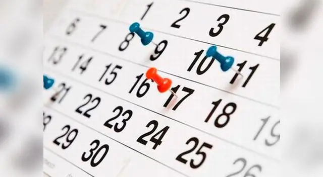 Para el 2017 hay previsto doce días feriados