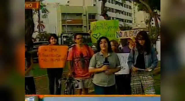Vecinos de Jesús María protestan contra construcción de bypass en Salaverry