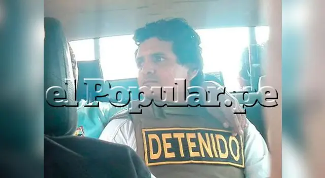 Carlo Feijoó capturado en Tumbes