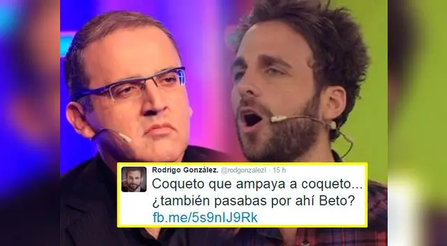 Rodrigo González nos e quedó de brazos cruzados y respondió 