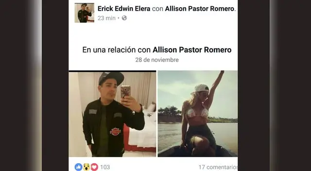 Anunció estar en un relación en Facebook