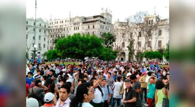 Concentración será en Plaza San Martín Concentración será en Plaza San Martín