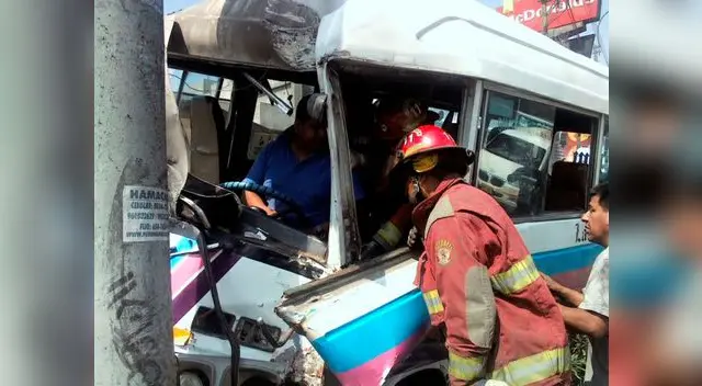 Nuevo accidente en av. Javier Prado dejó diez heridos