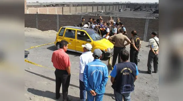 Crimen de taxista en Trujillo Crimen de taxista en Trujillo