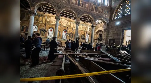 El terror golpea a Egipto con violento atentado en un templo cristiano El terror golpea a Egipto con violento atentado en un templo cristiano