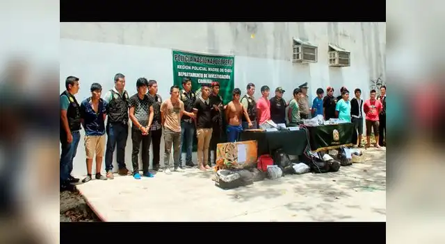 El Poder Judicial dictó 18 meses de prisión para banda "Los Indeseables de Madre de Dios"