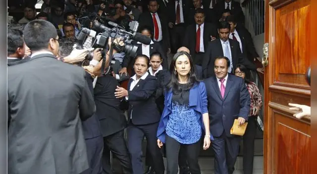 Nadine Heredia se encuentra en el Congreso citada por la comisión de Fiscalización 