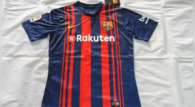 La nueva camiseta de Barcelona La nueva camiseta de Barcelona