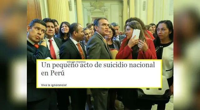 The Economist criticó duramente la actitud del fujimorismo