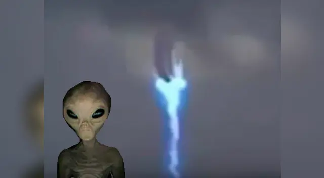 La nave se perdió entre las nubes ante su rapidez