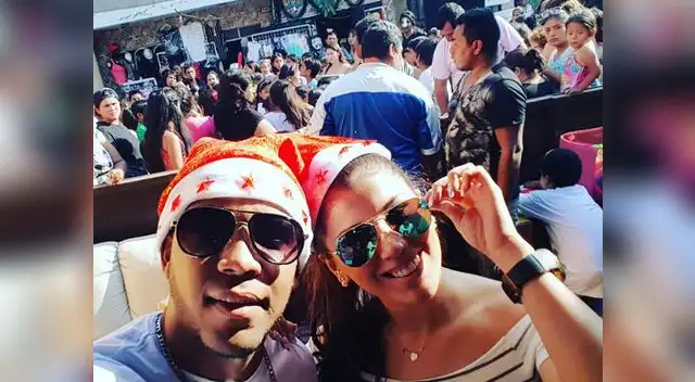 Yahaira Plasencia en chocolatada Navideña Yahaira Plasencia en chocolatada Navideña