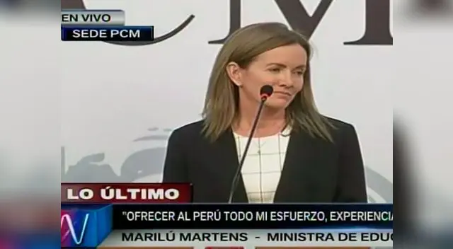 Primeras declaraciones de ministra de Educación