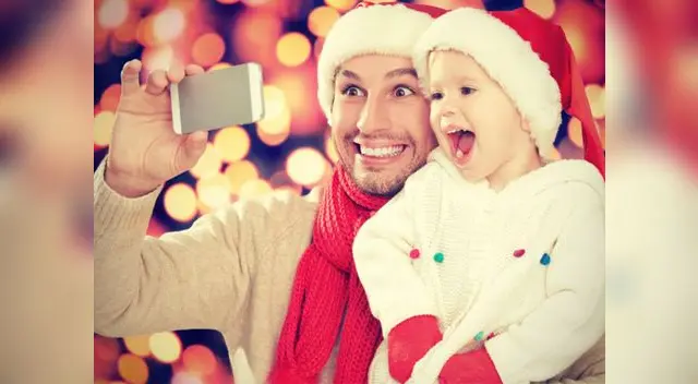 El selfie con la familia 