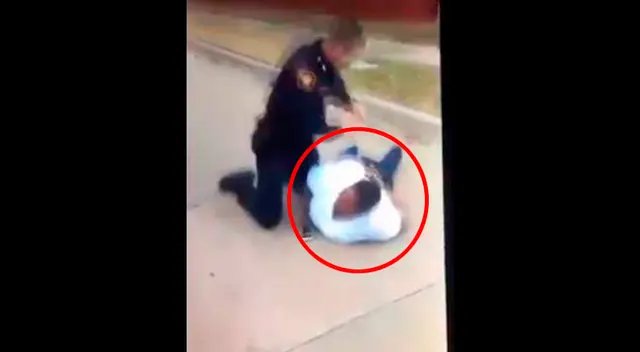 La mujer terminó maltratada en el suelo La mujer terminó maltratada en el suelo