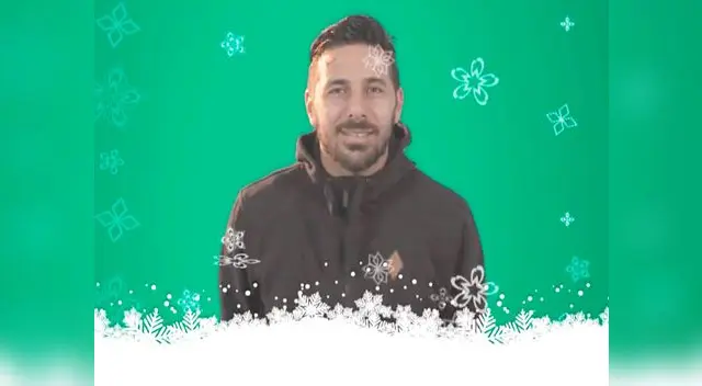 Bombardero mandó saludos por Navidad