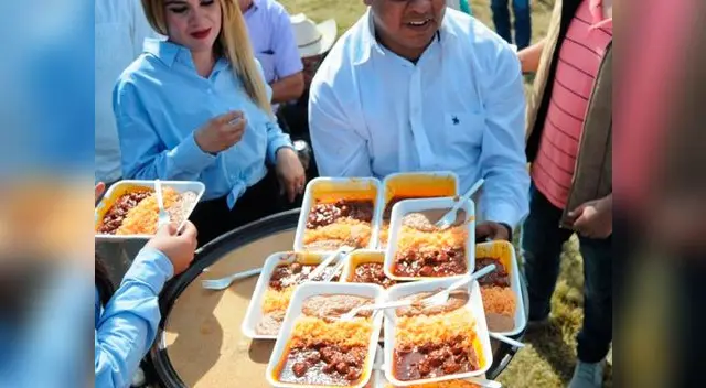 La comida dio abasto para los presentes