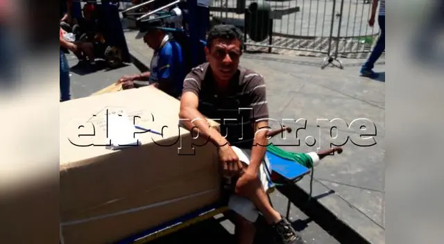 Estibador Martín Cossío otro sobreviviente