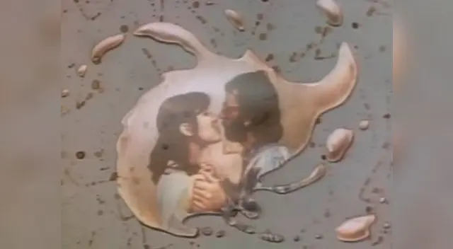 Grabaron varias escenas románticas