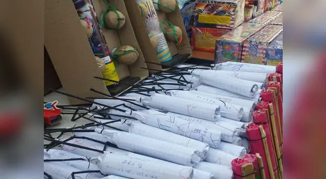 Cientos de pirotécnicos fueron incautados por autoridades